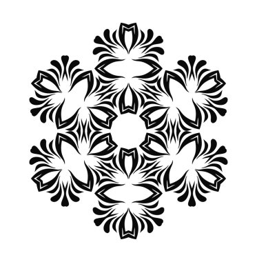 Mandala. Round ornament pattern set.