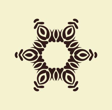 Oryantal vektör desen 