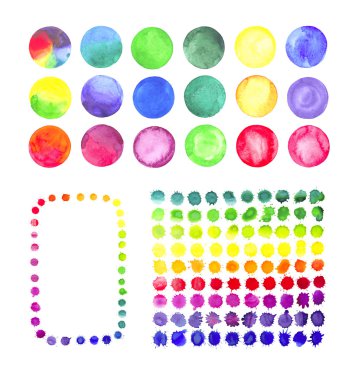  Suluboya kümesi su sıçramalarına daireler