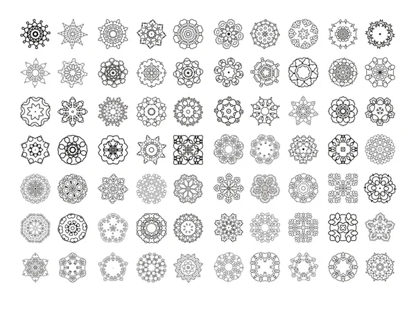 Modello circolare monocromatico — Vettoriale Stock