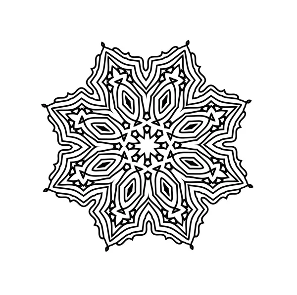 Mandala kolo ornament. Dekorativní prvky — Stockový vektor