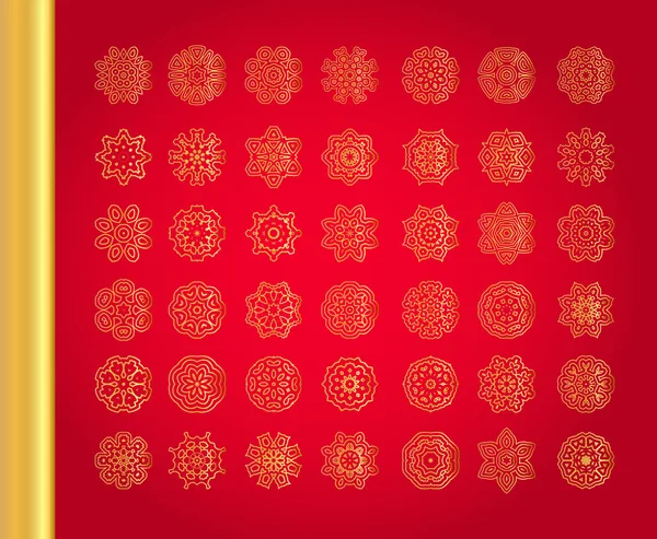 Originální vánoční dekorace — Stockový vektor
