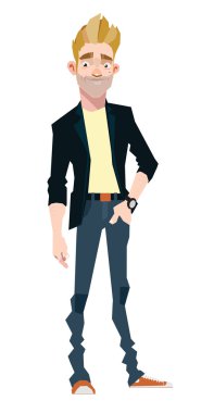 Sarışın şık adam