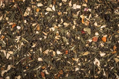 bazı Meyve aromalı yeşil kuru çay 