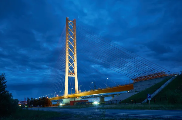 A ponte de Surgut — Fotografia de Stock