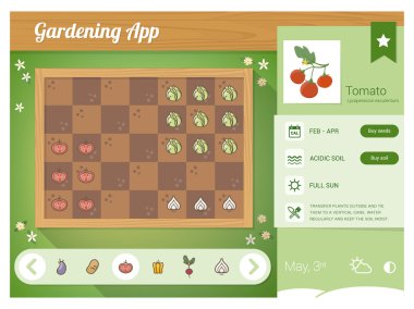 Bahçe planlayıcısı app