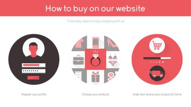 Düz Web sitesinde online alışveriş