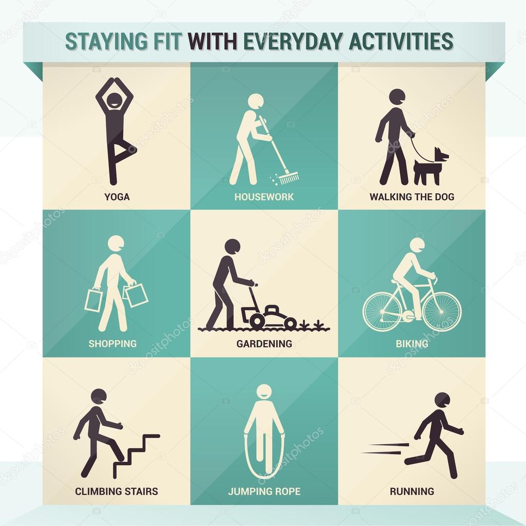 Staying fit with everyday activities