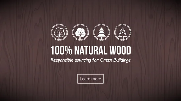 Naturalne drewno transparent — Wektor stockowy