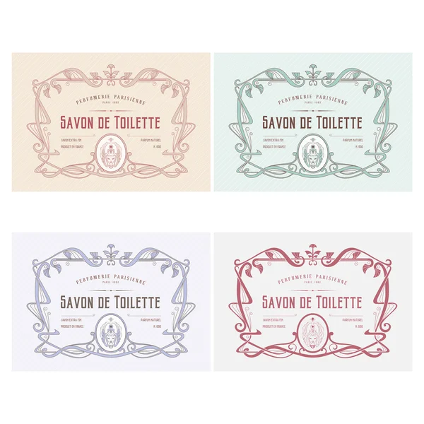 Conjunto de etiquetas vintage — Vector de stock