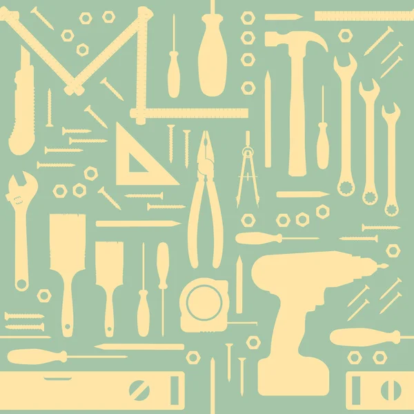 Outils de bricolage et de rénovation — Image vectorielle