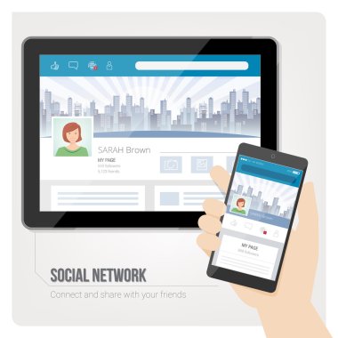 Social networks and user profiles 
