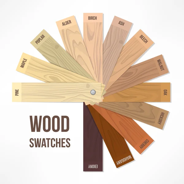 Wood runda färgrutor — Stock vektor