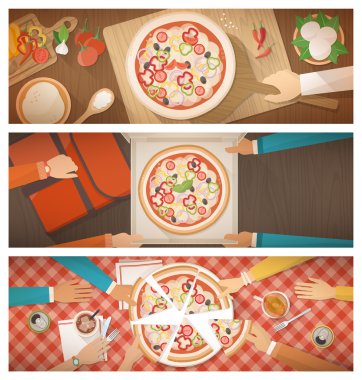 Yemek restoran pizza