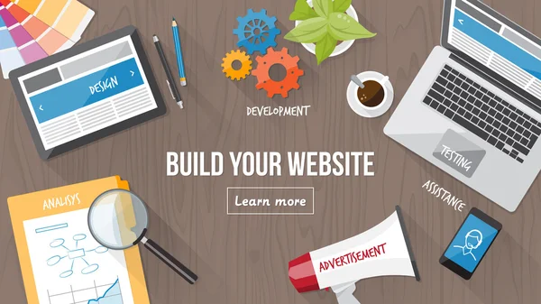 Web tasarım konsept masası