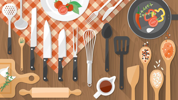 Food and cooking banner