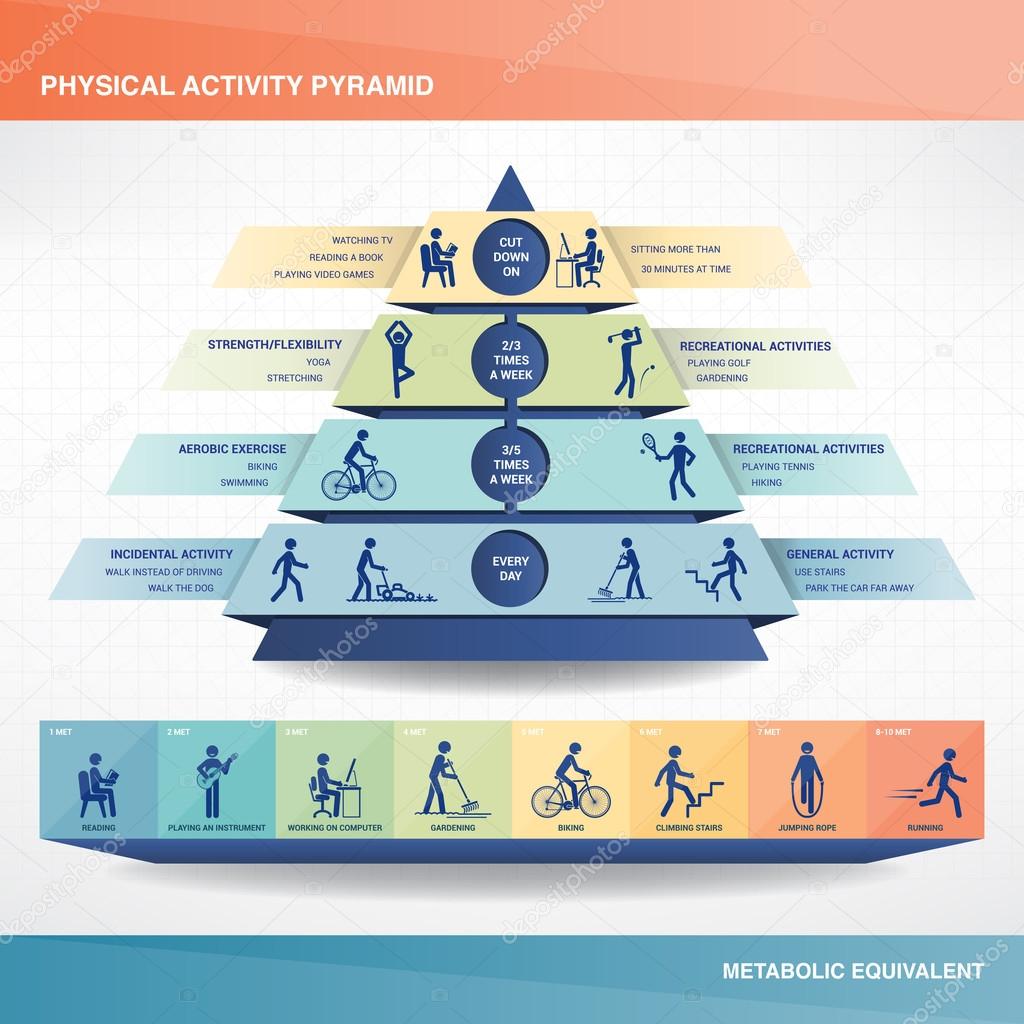 Physical activity pyramid