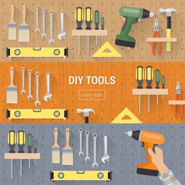 DIY tools for carpentry  clipart