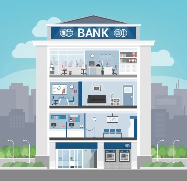 Banka Binası iç
