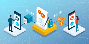 Engelleme zincirinde akıllı sözleşme işlemi