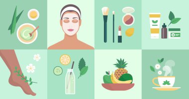 Kadın güzelliği ve bitkisel vücut bakımı