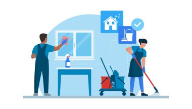 İş yerinde profesyonel temizlik hizmeti