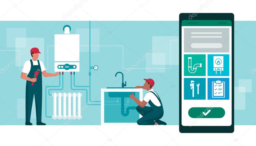 Book a plumber online