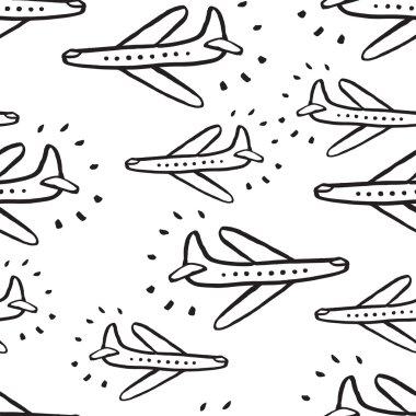 uçak uçuş seyahat desen