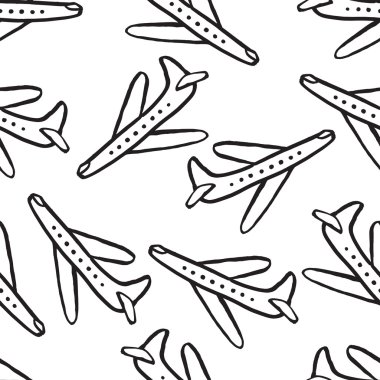 uçak uçuş seyahat desen