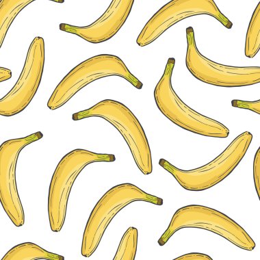 muz bitki sarı desen 