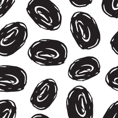 tek renkli daire bulanıklık soyut desen