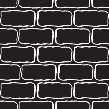 siyah tuğla duvar desen