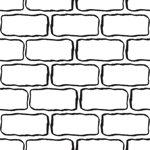 White brick wall pattern — Stock Vector