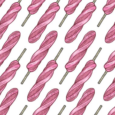 pembe şeker dondurma desen