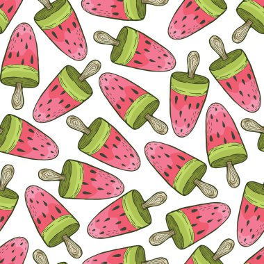 dondurma wotermelon renk desen