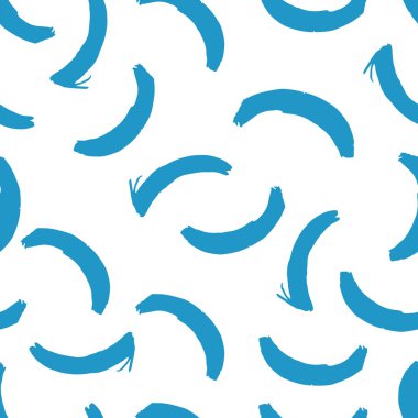 soyut parça mavi desen 