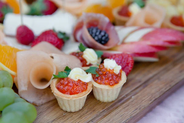 Snack food for a buffet — Stock Photo, Image