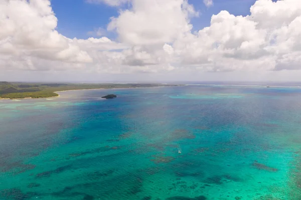 Bella Laguna Vicino All Isola Siargao Mare Natura Delle Filippine — Foto Stock