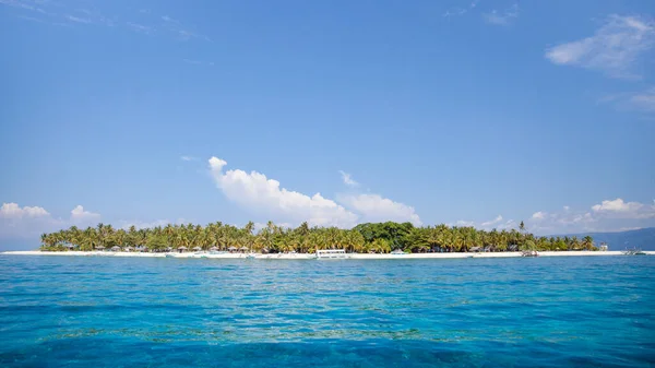 Vistas Isla Tropical Desde Mar Agua Mar Turquesa — Foto de Stock