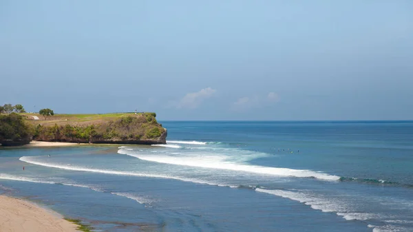 Kuta Beach Lombok Indonesia Paradise Place Surfing Relaxing Beach Island — Stock Photo, Image