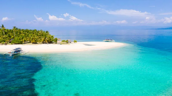 Paisaje Playa Isla Tropical Con Cielo Perfecto Isla Con Playa — Foto de Stock