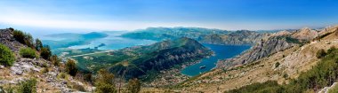 Kotor dağlardan Karadağ görünümünde