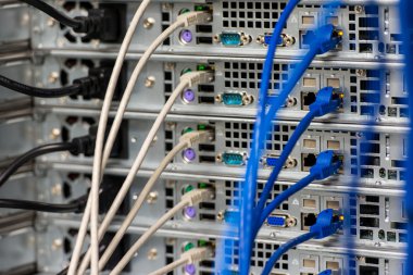 Ağ anahtarı ve ethernet kabloları