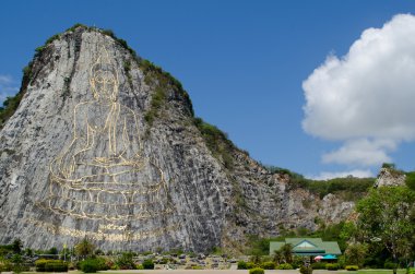 Mavi gökyüzü bulut kış sezonunda, Tayland arazi var, duygu mutlu