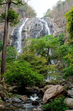 Klong lan şelale mi Tayland, il Kampang phed büyük şelale