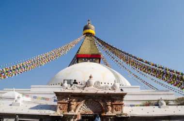 ünlü buuha göz bakan out kulenin her taraftan uykulu olanlar ilkel buddha.perched bir üst bir tepe Katmandu Vadisi batı kenarında görmek tüm.