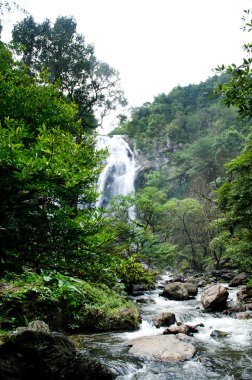 Klong lan şelale mi Tayland, il Kampang phed büyük şelale