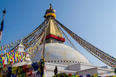 Kathmandu nepal stupa swayambhunath