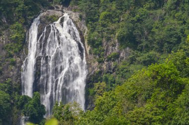 Klong lan şelale mi Tayland, il Kampang phed büyük şelale