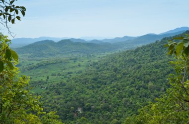 Klong lan şelale mi Tayland, il Kampang phed büyük şelale